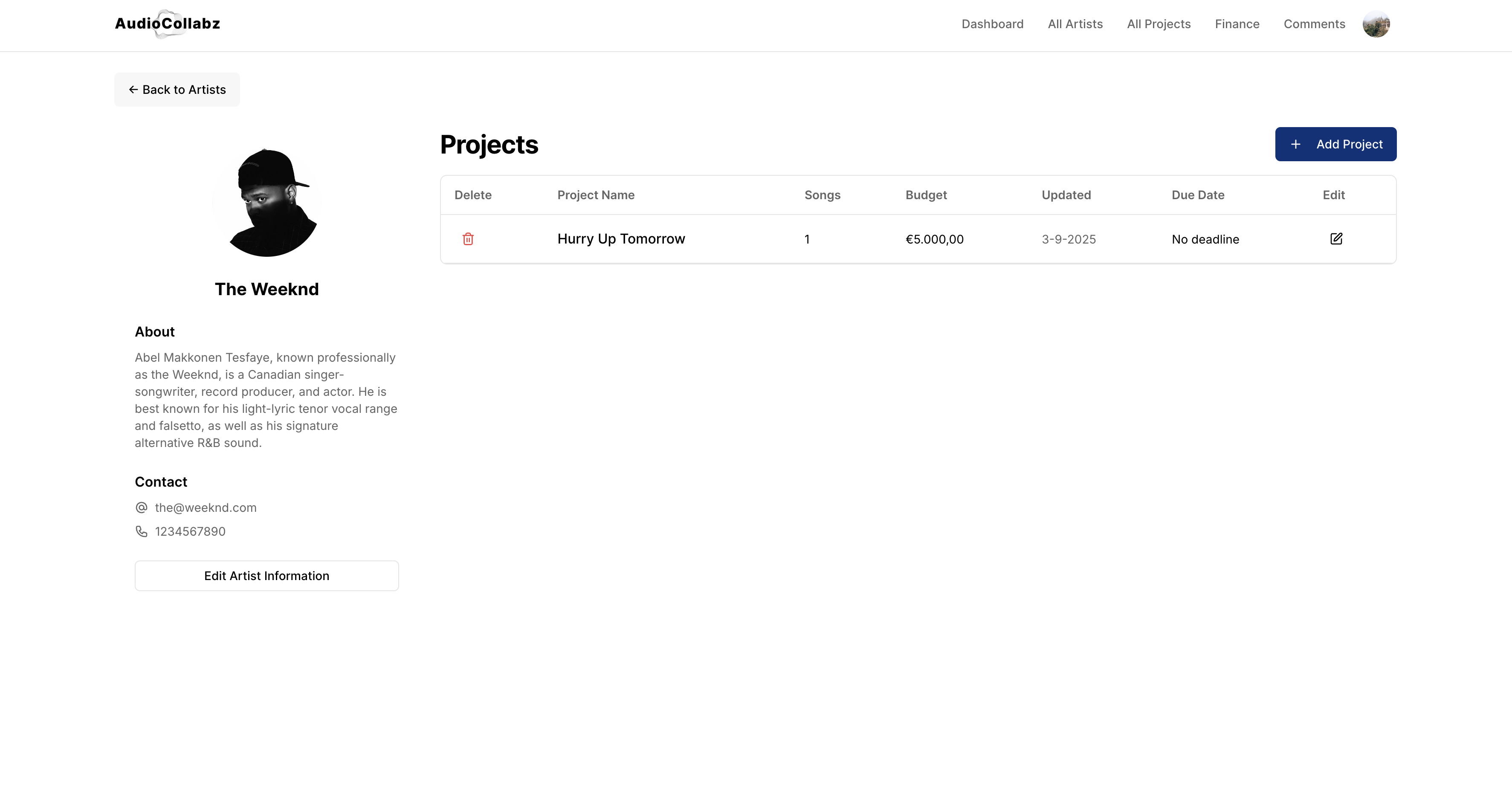 AudioCollabz Project Page